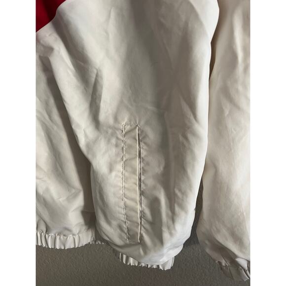 Members Only Half Zip Windbreaker Red, White, Blue M - Picture 7 of 11